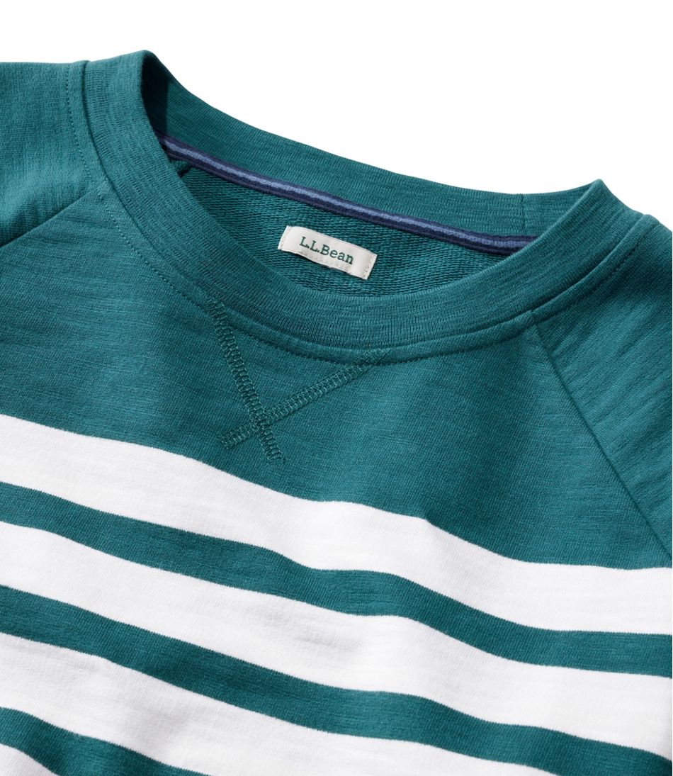Women's Peaks Island Crewneck, Stripe | L.L.Bean Featured