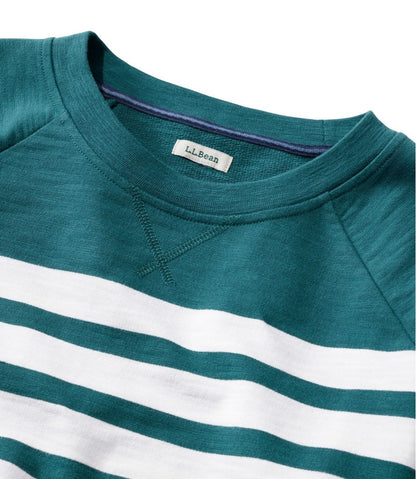 Women's Peaks Island Crewneck, Stripe | L.L.Bean Featured