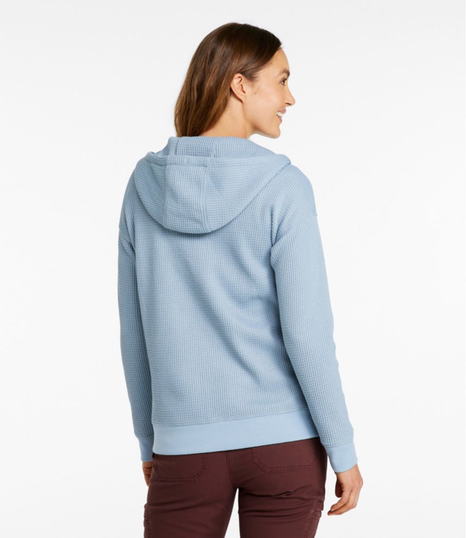 Women's Birchwood Brushed Waffle Full-Zip Hoodie | L.L.Bean Popular