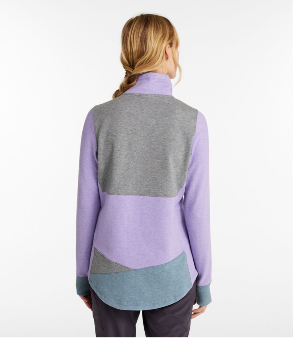 Women's L.L.Bean Cozy Mixed-Knit Pullover, Colorblock | L.L.Bean Classic