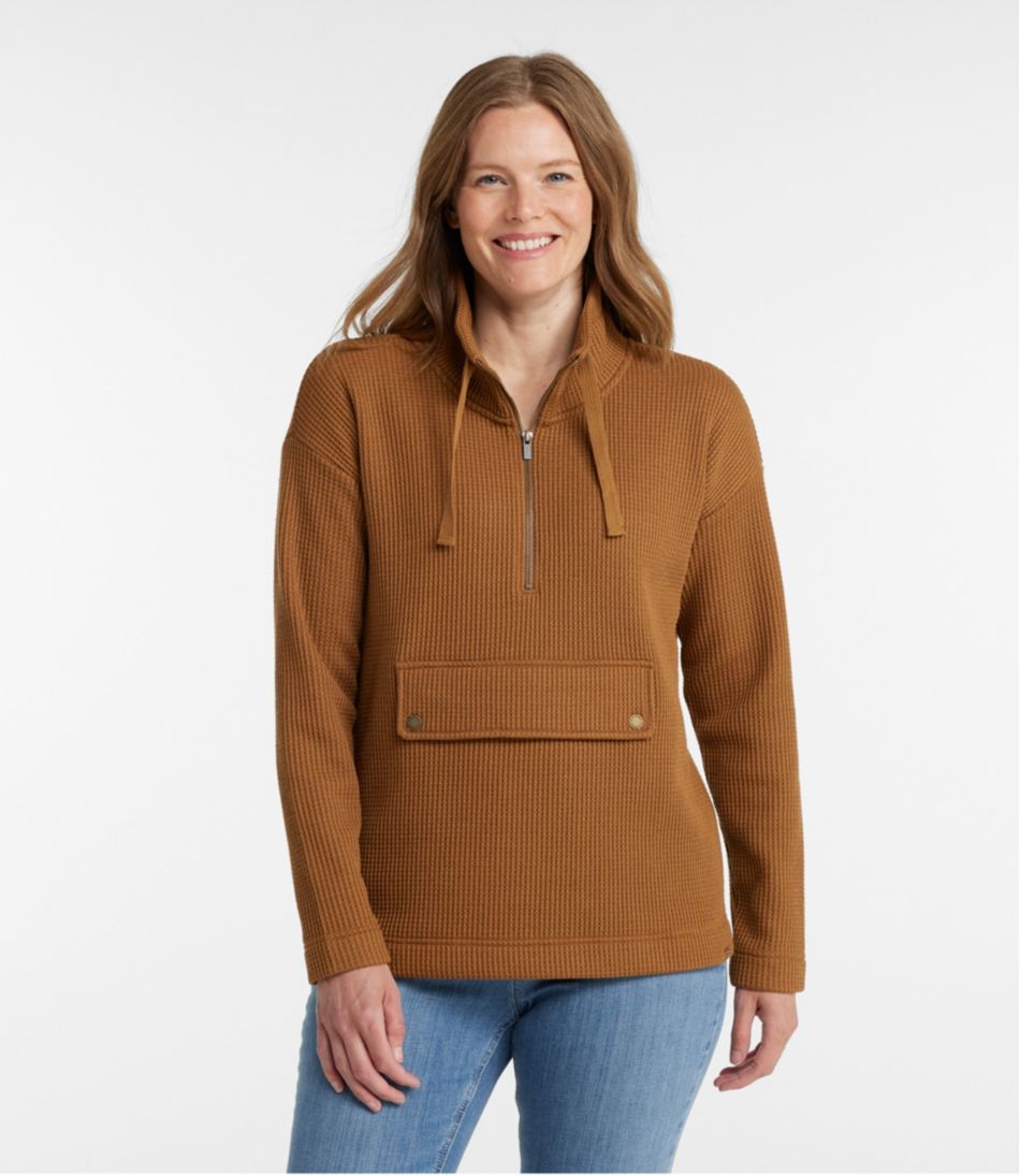 Women's Birchwood Brushed Waffle Anorak | L.L.Bean Essential