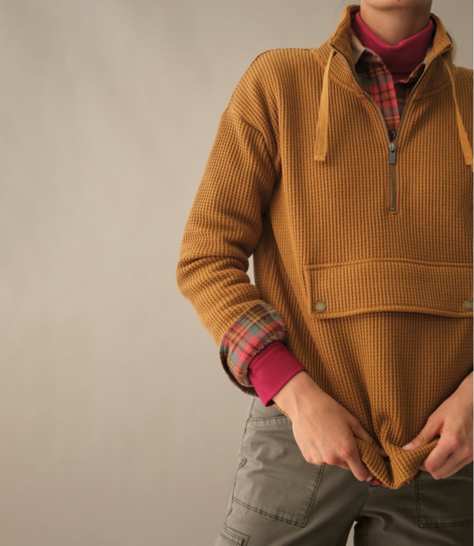 Women's Birchwood Brushed Waffle Anorak | L.L.Bean Essential
