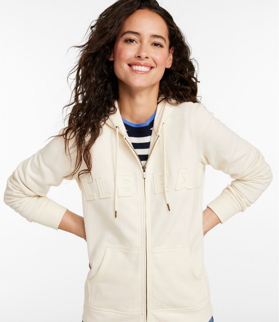 Women's L.L.Bean 1912 Sweatshirt, Full-Zip Hooded Logo | L.L.Bean Popular