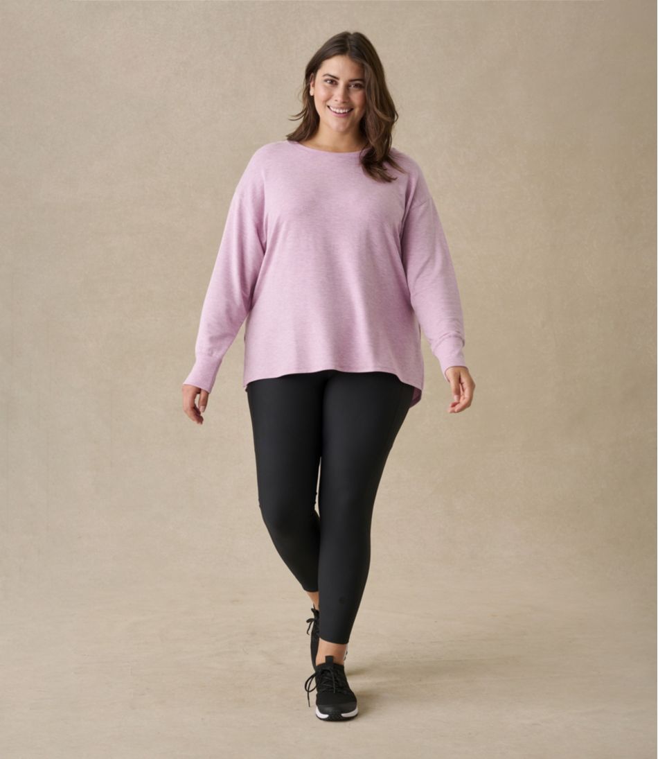 Women's SoftFlex Crewneck Dolman Sleeve Pullover | L.L.Bean Best Seller