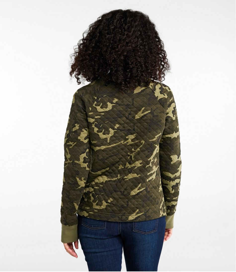 Women's Quilted Sweatshirt, Crewneck Pullover Print | L.L.Bean Recommended