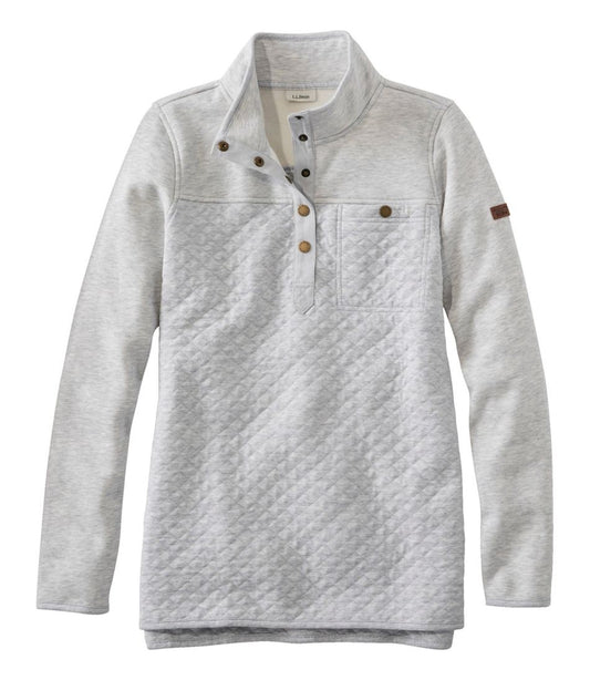Women's Quilted Sweatshirt, Mockneck Tunic | L.L.Bean Exclusive