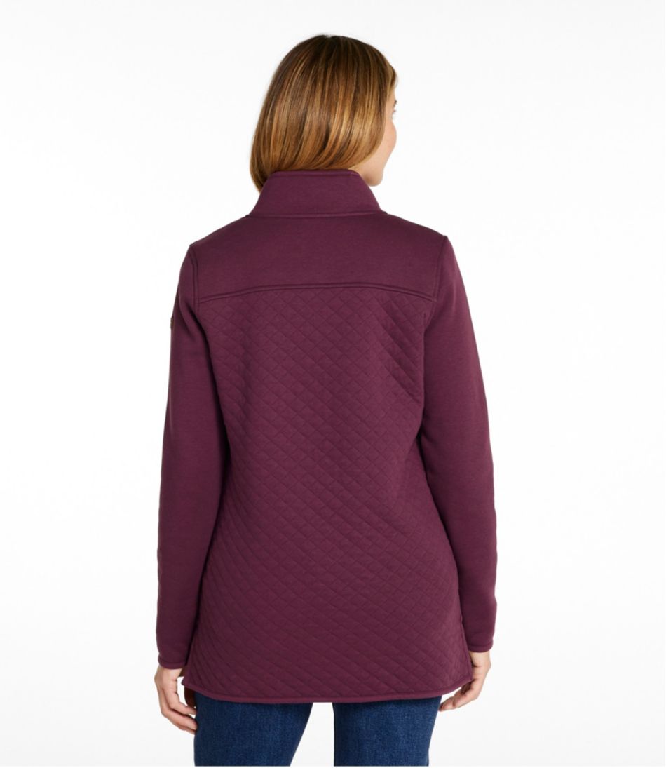 Women's Quilted Sweatshirt, Mockneck Tunic | L.L.Bean Exclusive