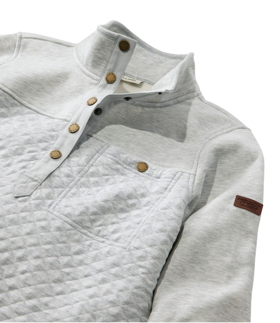 Women's Quilted Sweatshirt, Mockneck Tunic | L.L.Bean Exclusive