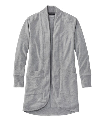 Women's SoftFlex Long Open Cardigan | L.L.Bean Signature