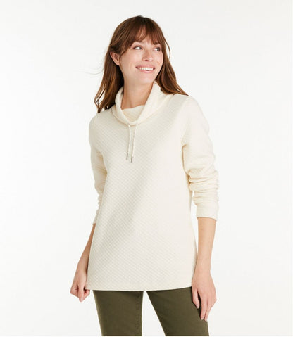 Women's SoftLight Quilted Top, Funnelneck Pullover | L.L.Bean Classic