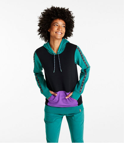 Women's Bean's Cozy Camp Hoodie, Colorblock | L.L.Bean Everyday