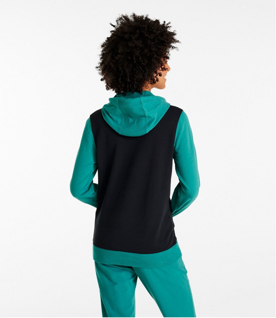 Women's Bean's Cozy Camp Hoodie, Colorblock | L.L.Bean Everyday