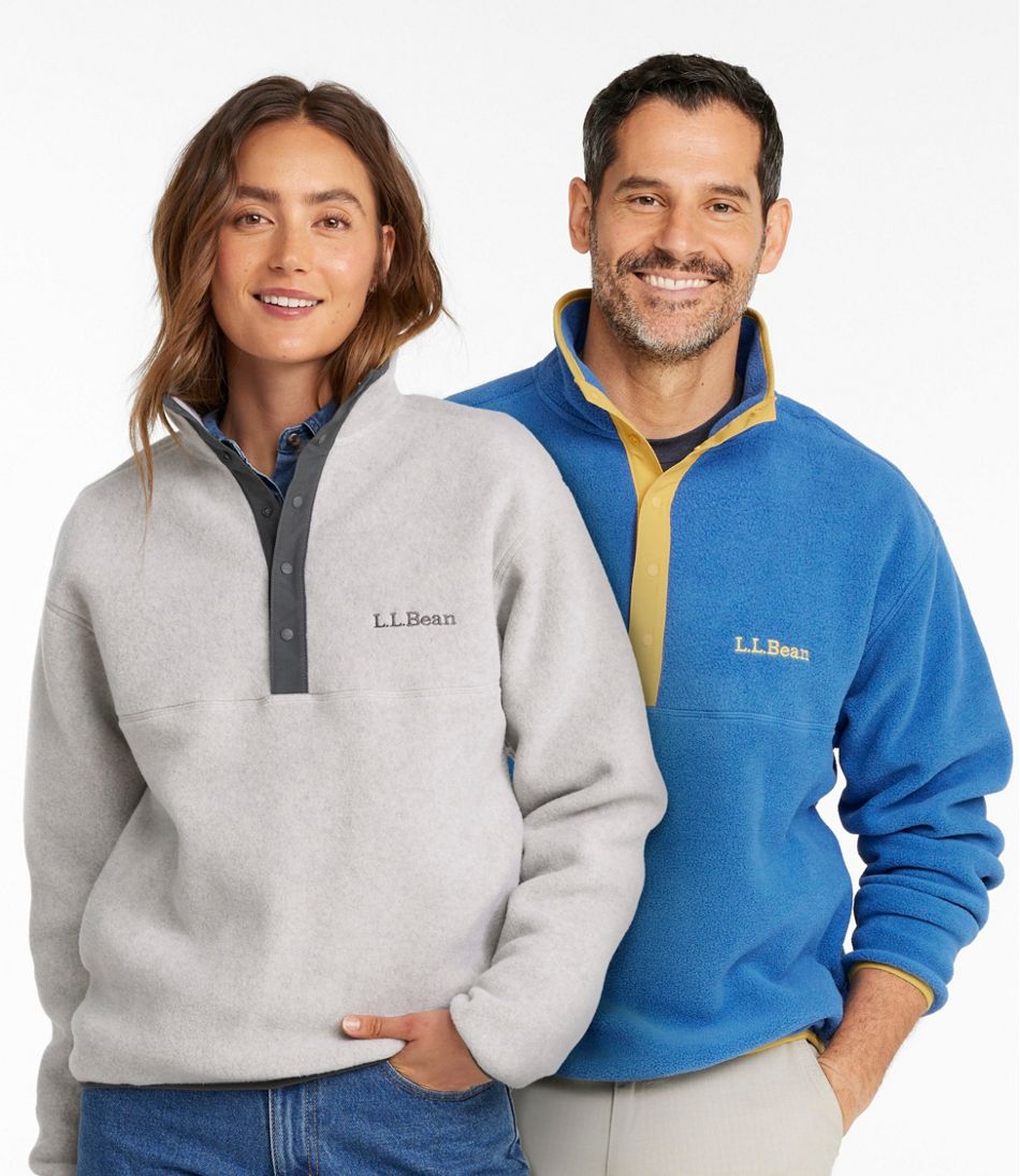 Adults' Bean's Classic Fleece Pullover | L.L.Bean Great Value