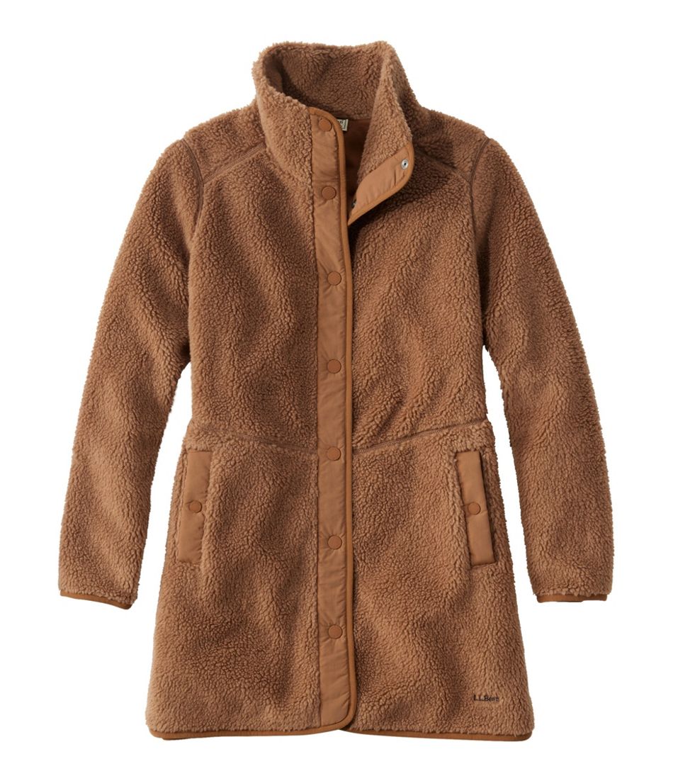 Women's Bean's Sherpa Fleece Coat | L.L.Bean Featured