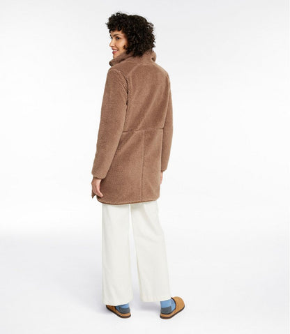 Women's Bean's Sherpa Fleece Coat | L.L.Bean Featured