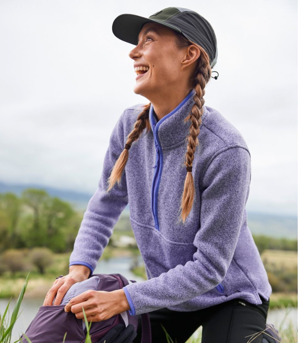 Women's L.L.Bean Sweater Fleece Half-Zip Pullover | L.L.Bean Best Seller