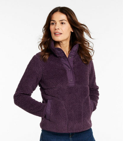 Women's Bean's Sherpa Fleece Pullover | L.L.Bean Signature