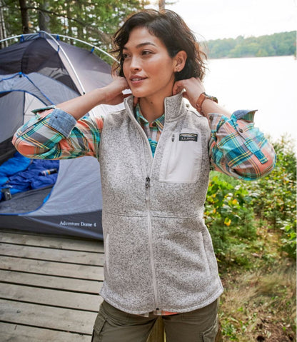 Women's L.L.Bean Sweater Fleece Long Vest | L.L.Bean Everyday