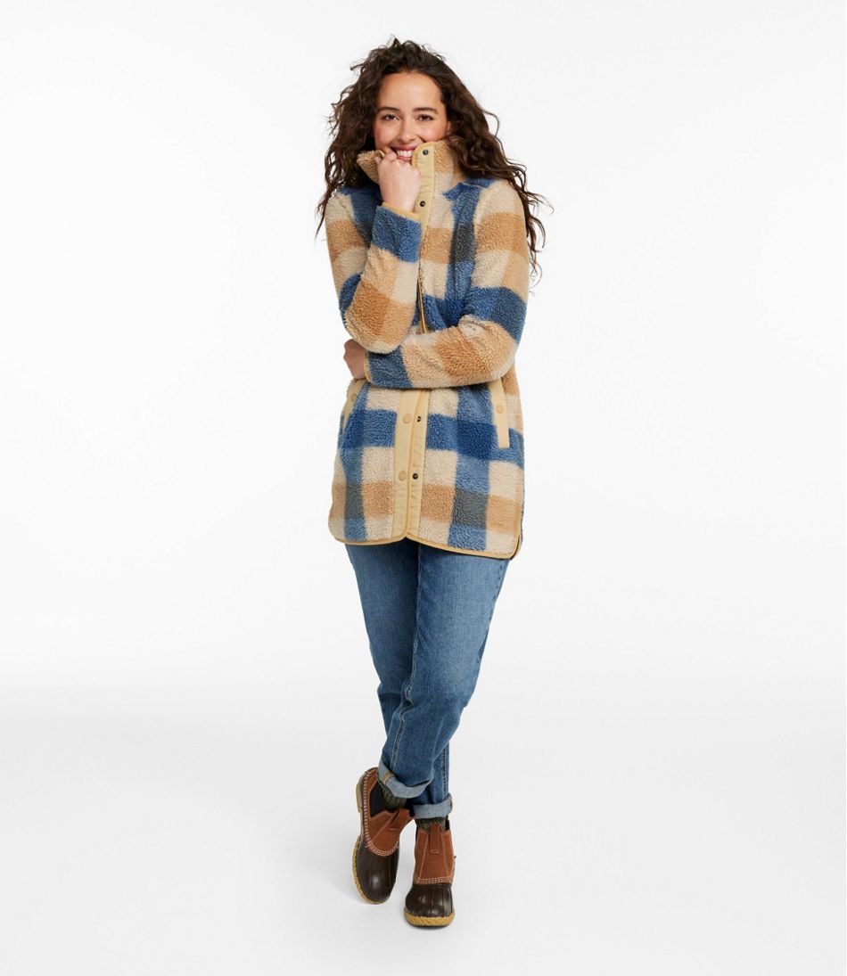 Women's Bean's Sherpa Fleece Coat, Print | L.L.Bean Latest
