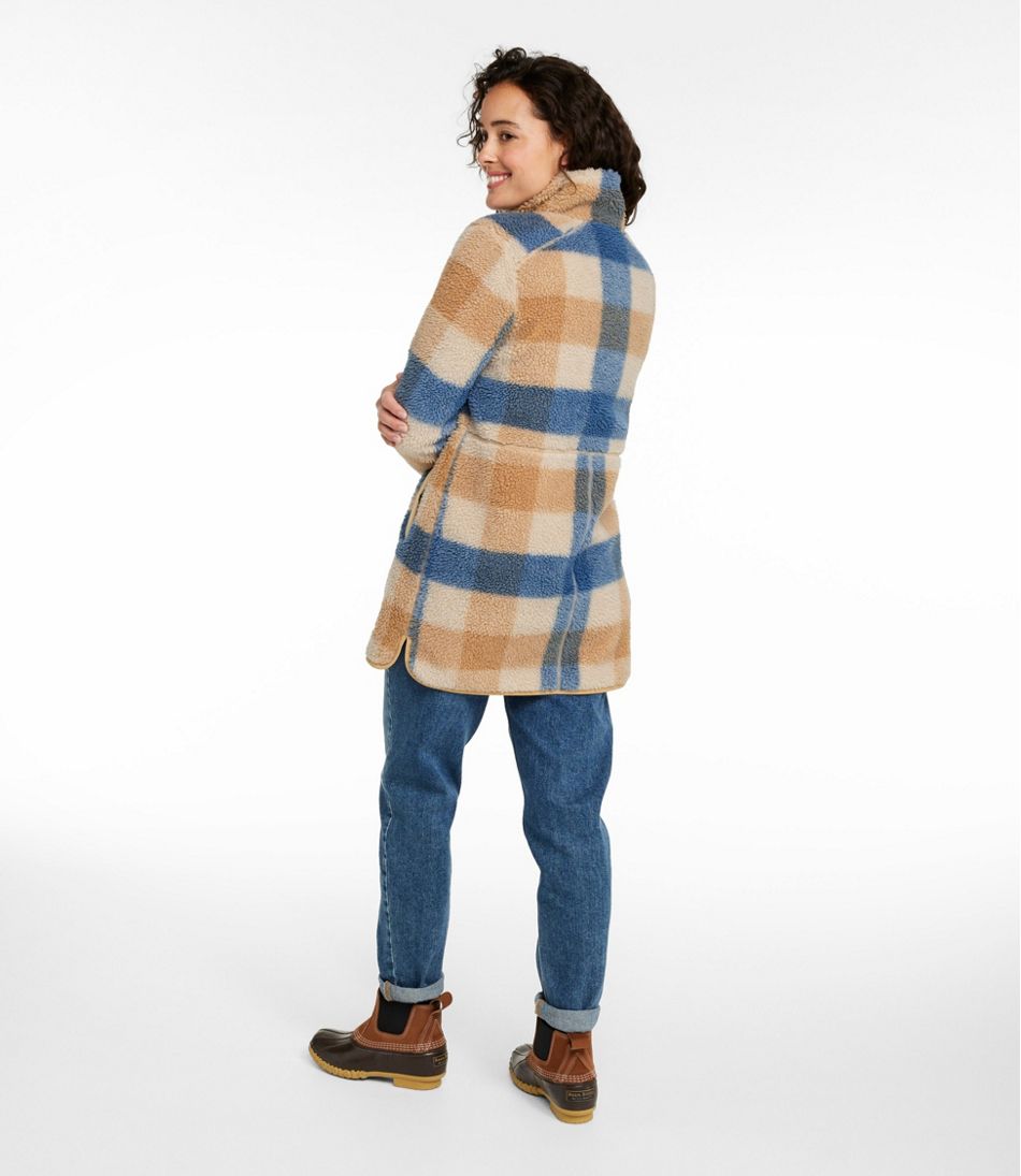 Women's Bean's Sherpa Fleece Coat, Print | L.L.Bean Latest