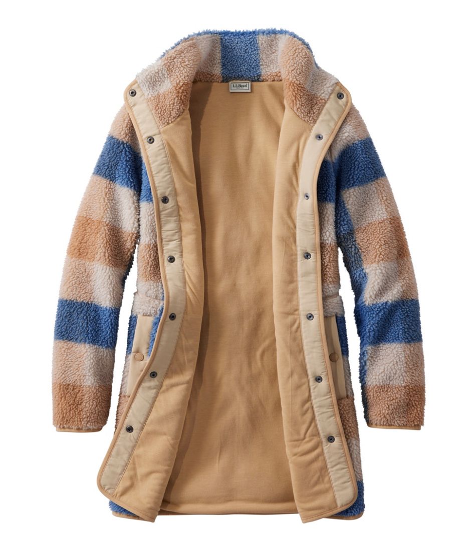 Women's Bean's Sherpa Fleece Coat, Print | L.L.Bean Latest