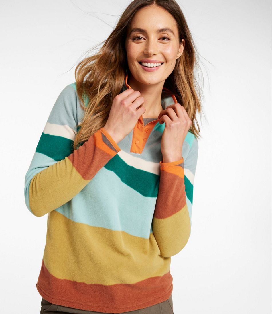 Women's All Season Access Fleece Pullover, Print | L.L.Bean Featured