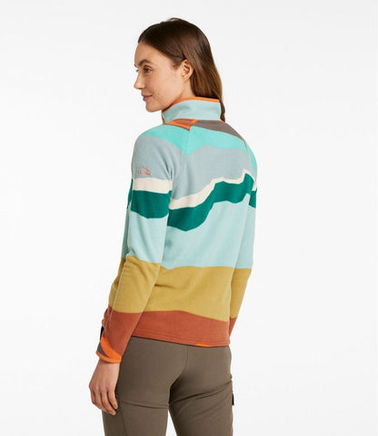 Women's All Season Access Fleece Pullover, Print | L.L.Bean Featured