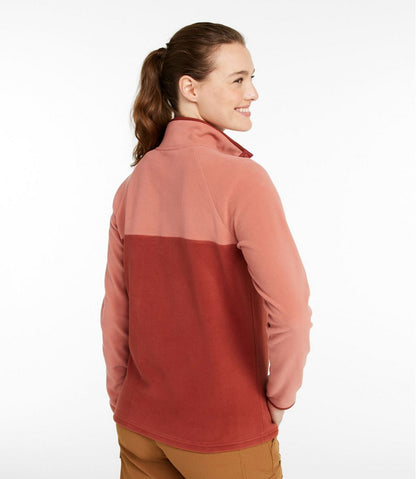 Women's All Season Access Fleece Pullover, Colorblock | L.L.Bean Popular
