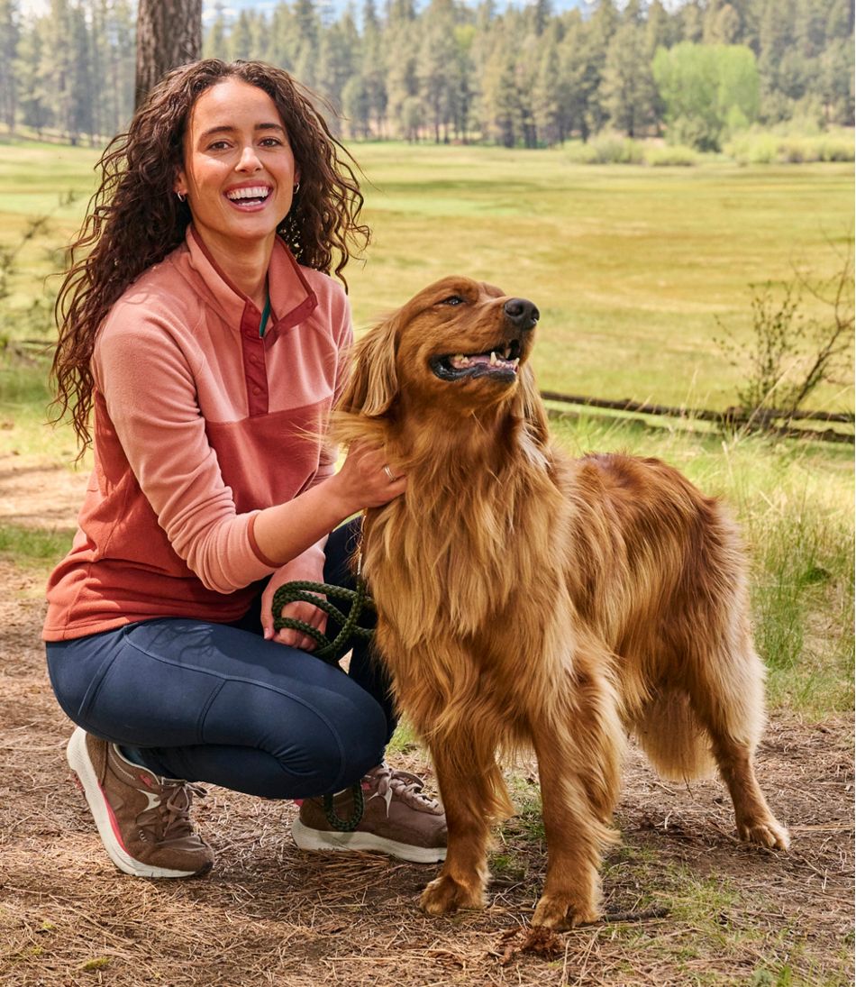 Women's All Season Access Fleece Pullover, Colorblock | L.L.Bean Popular