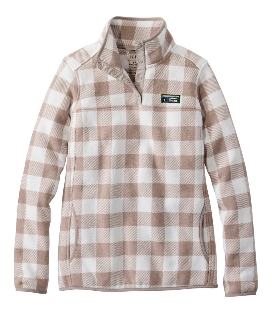 Women's L.L.Bean Sweater Fleece Pullover, Print | L.L.Bean Trending