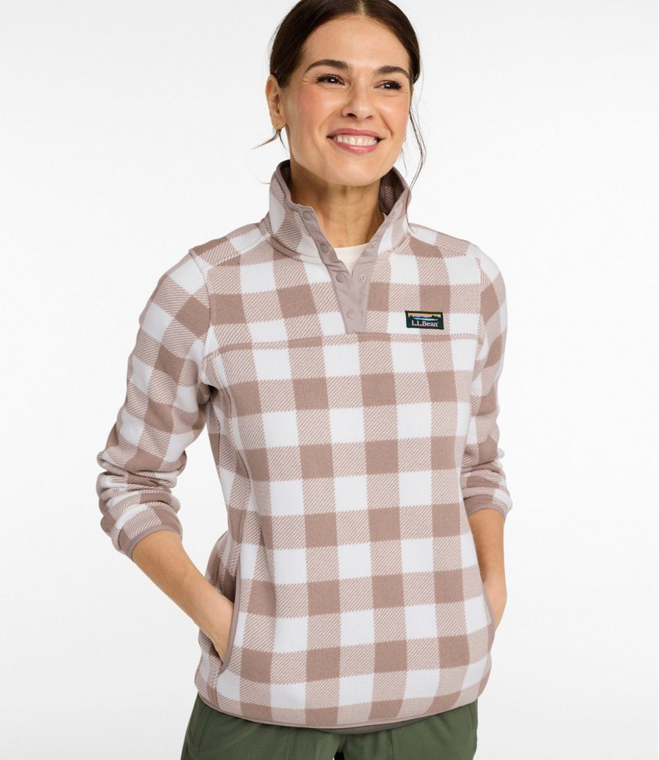Women's L.L.Bean Sweater Fleece Pullover, Print | L.L.Bean Trending