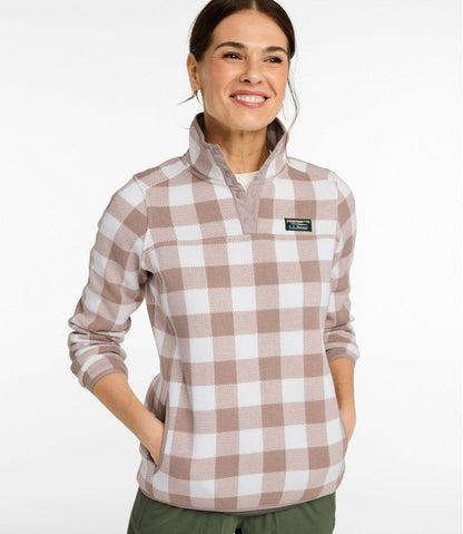 Women's L.L.Bean Sweater Fleece Pullover, Print | L.L.Bean Trending