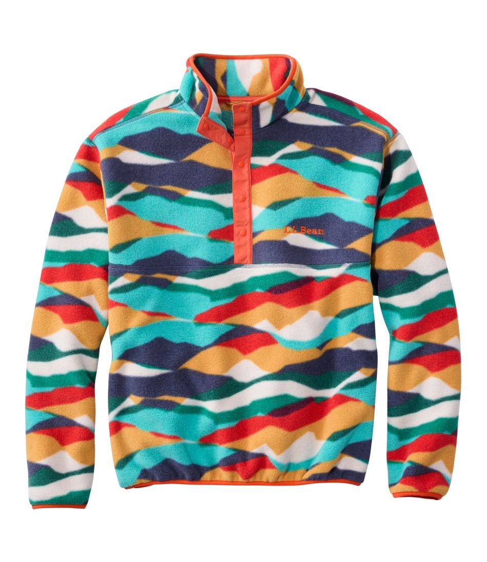 Adults' Bean's Classic Fleece Pullover, Print | L.L.Bean Recommended