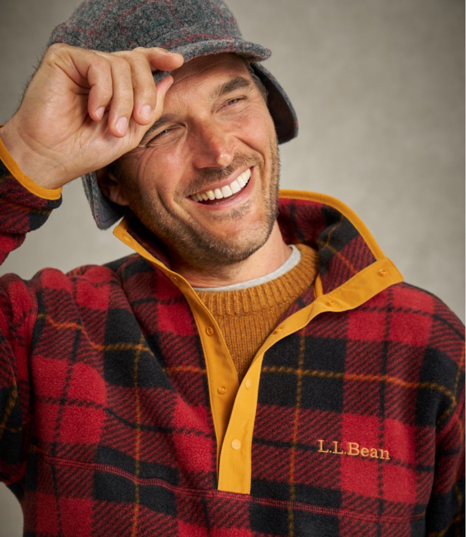 Adults' Bean's Classic Fleece Pullover, Print | L.L.Bean Recommended