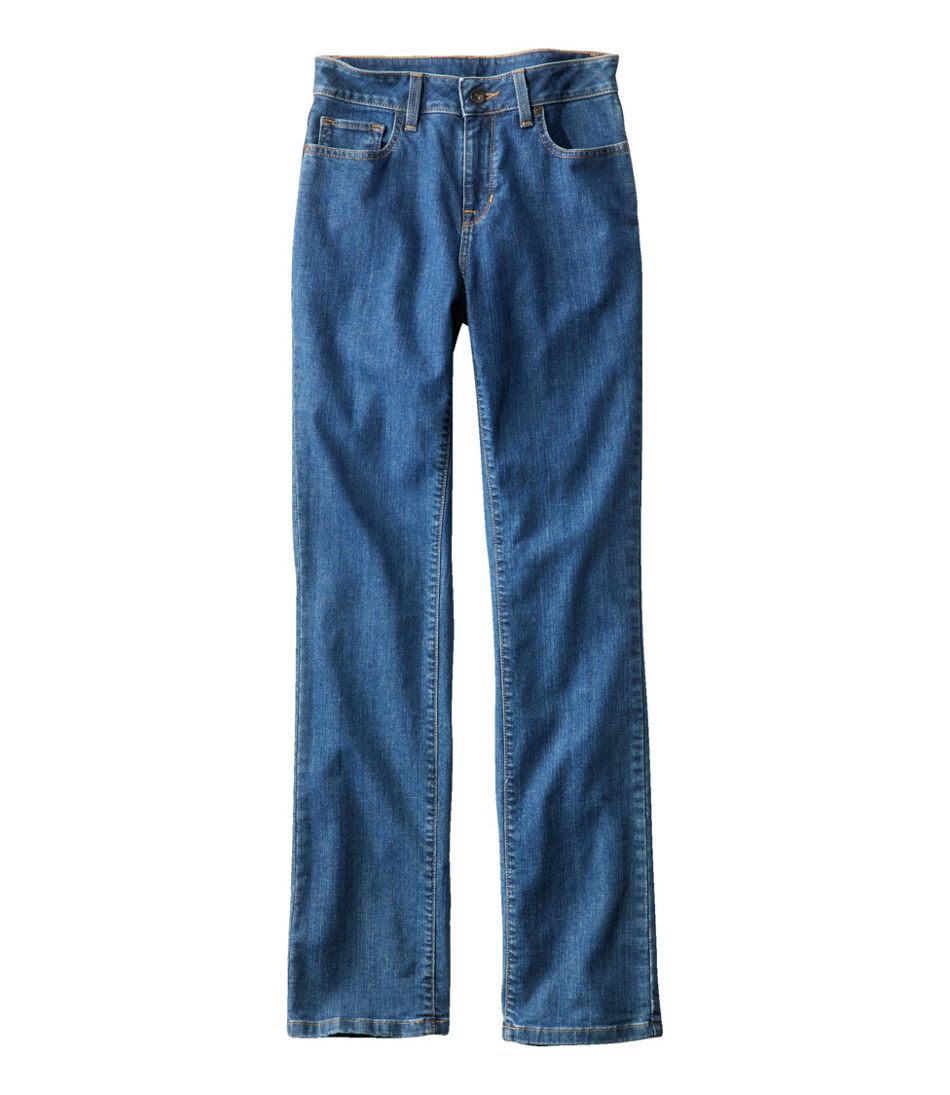 Women's True Shape Jeans, High-Rise Straight-Leg | L.L.Bean Essential