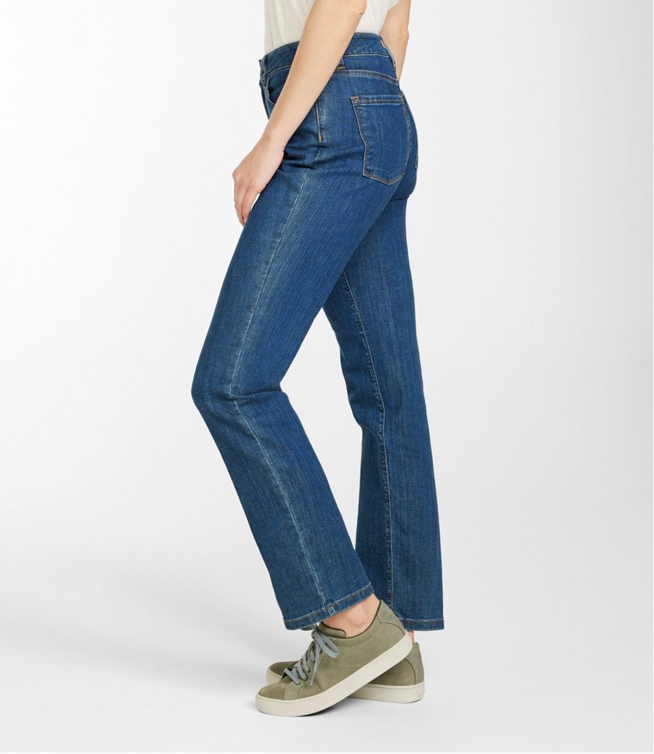 Women's True Shape Jeans, High-Rise Straight-Leg | L.L.Bean Essential