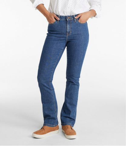 Women's True Shape Jeans, High-Rise Bootcut | L.L.Bean Everyday