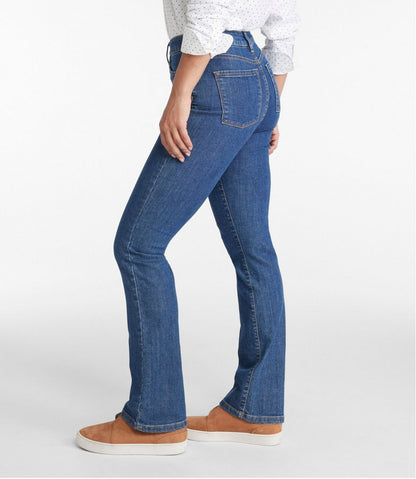 Women's True Shape Jeans, High-Rise Bootcut | L.L.Bean Everyday