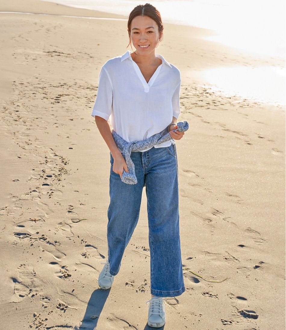 Women's 207 Vintage Jeans, High-Rise Wide-Leg | L.L.Bean Value