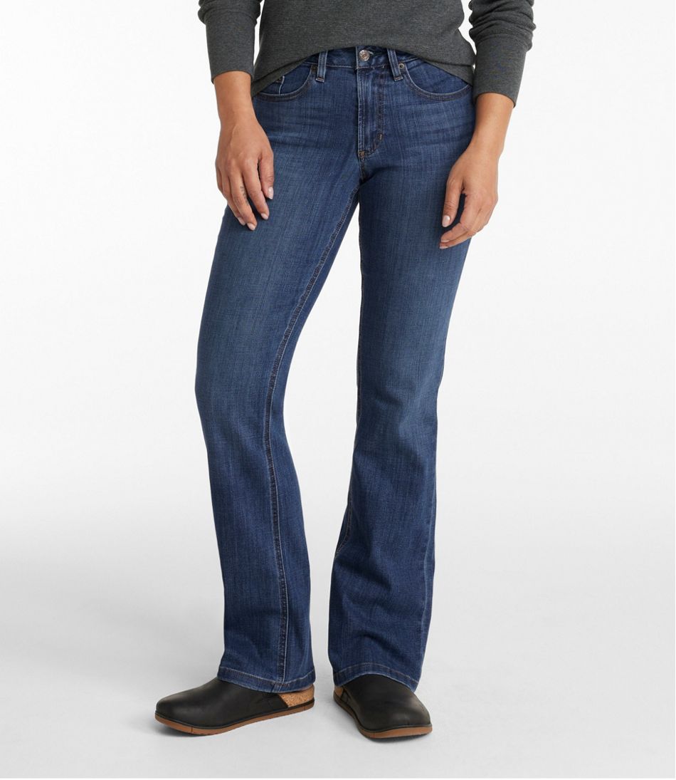 Women's BeanFlex® Jeans, Mid-Rise Bootcut | L.L.Bean Great Value