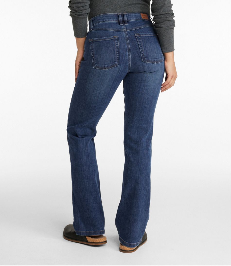 Women's BeanFlex® Jeans, Mid-Rise Bootcut | L.L.Bean Great Value