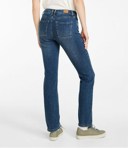 Women's BeanFlex® Jeans, Mid-Rise Straight-Leg | L.L.Bean Latest