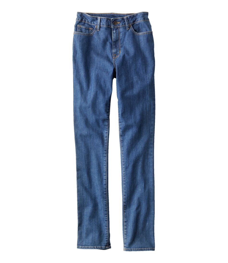 Women's True Shape Jeans, High-Rise Slim-Leg | L.L.Bean Best Seller