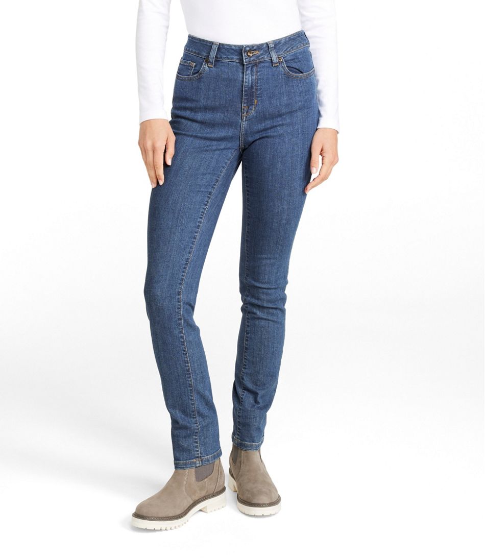 Women's True Shape Jeans, High-Rise Slim-Leg | L.L.Bean Best Seller
