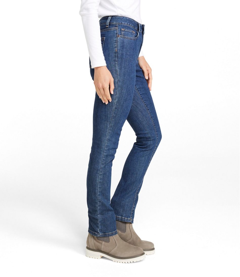 Women's True Shape Jeans, High-Rise Slim-Leg | L.L.Bean Best Seller