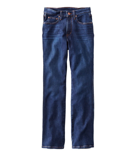 Women's L.L.Bean Everyday Stretch Jeans, High-Rise Mini Bootcut Ankle | L.L.Bean Recommended