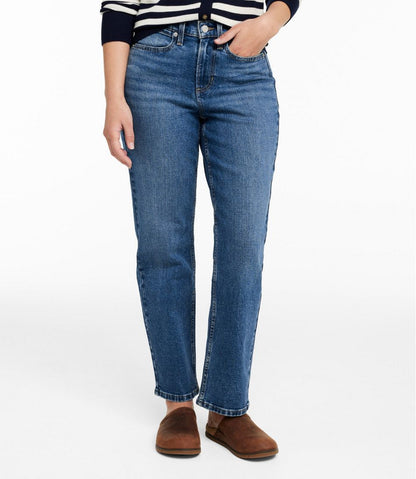 Women's 207 Vintage Jeans, High-Rise Stovepipe Ankle | L.L.Bean Exclusive