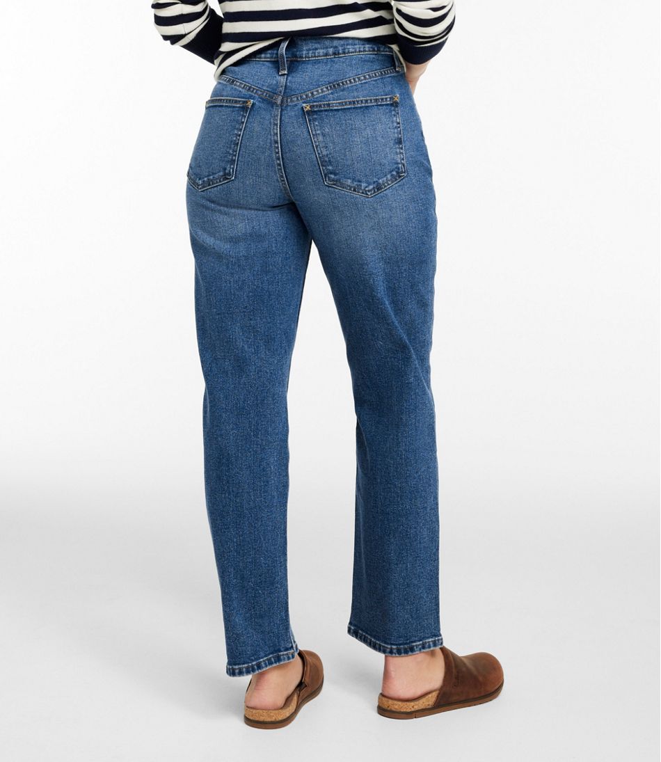 Women's 207 Vintage Jeans, High-Rise Stovepipe Ankle | L.L.Bean Exclusive
