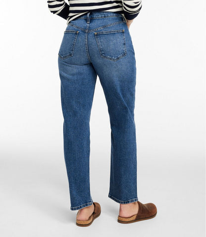 Women's 207 Vintage Jeans, High-Rise Stovepipe Ankle | L.L.Bean Exclusive