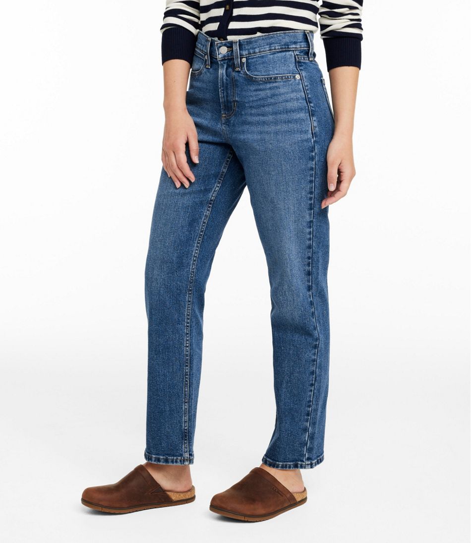 Women's 207 Vintage Jeans, High-Rise Stovepipe Ankle | L.L.Bean Exclusive